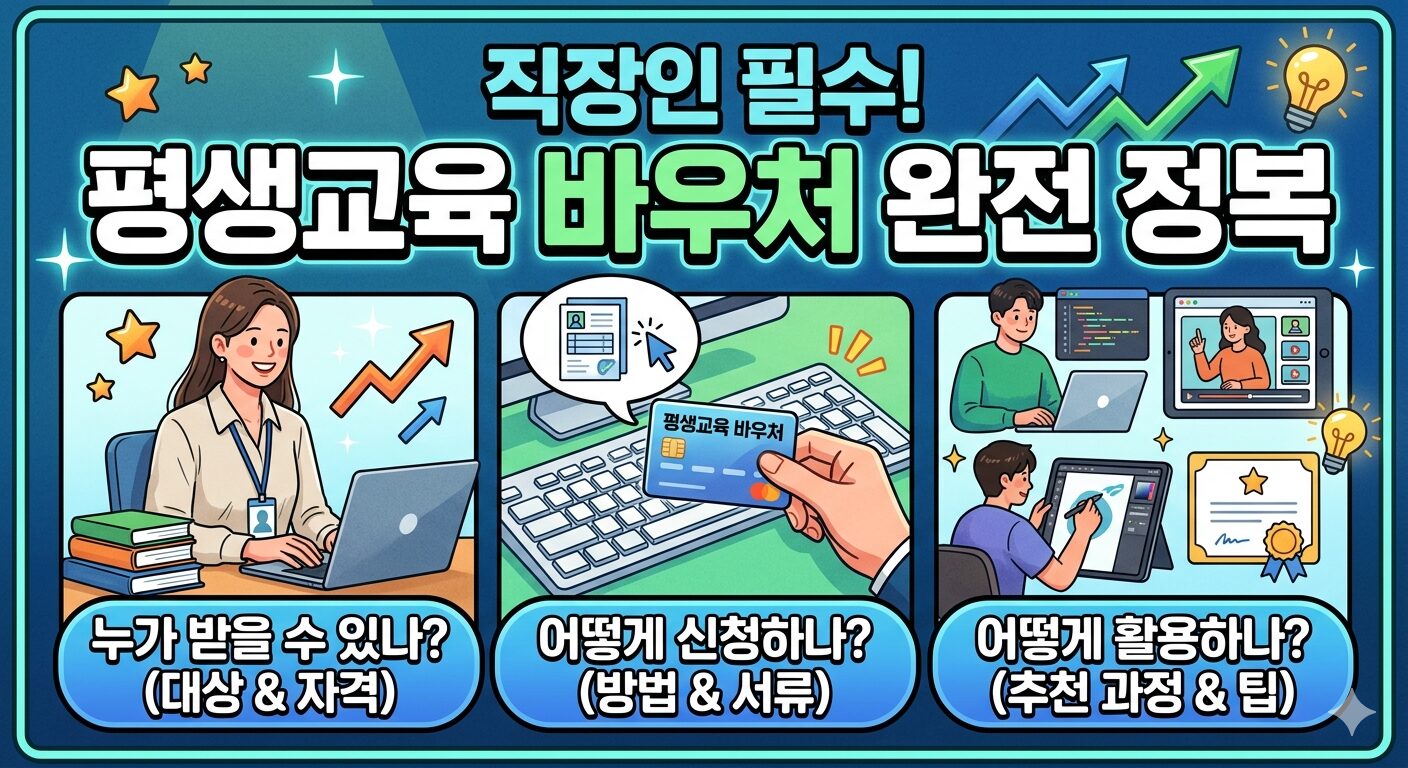직장인 평생 교육 바우처 신청 방법과 활용&hellip;